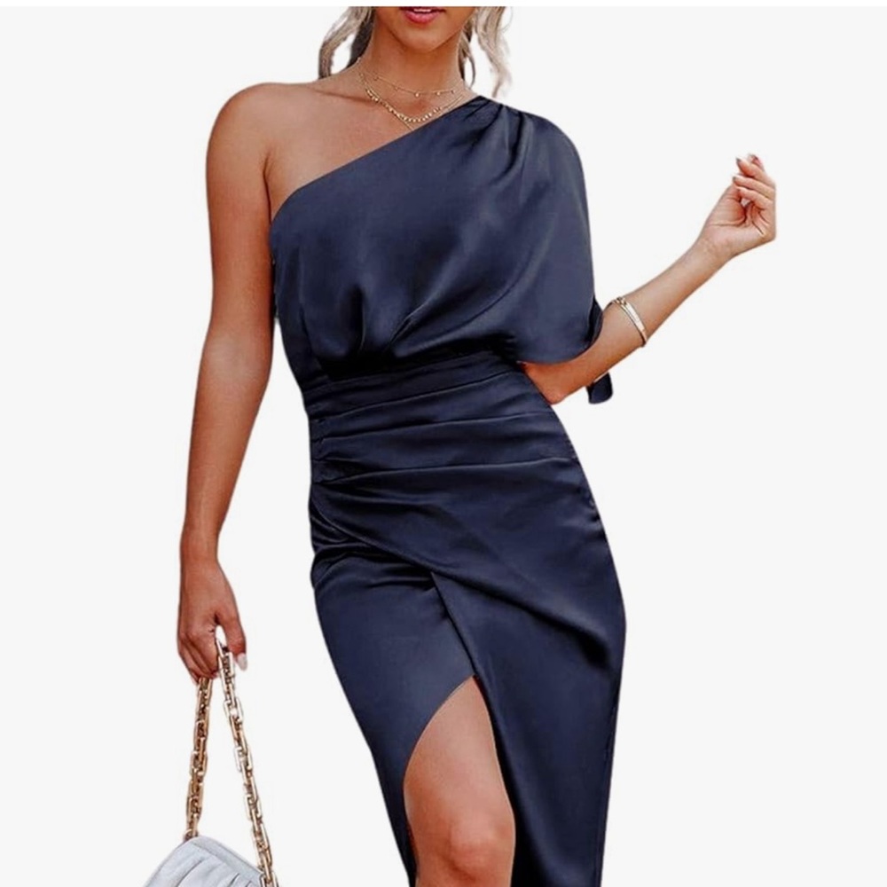 CUPSHE one Shoulder Cocktail Dress